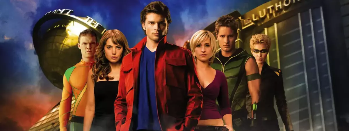 Горизонтальный постер первого сезона сериала Тайны Смолвиля